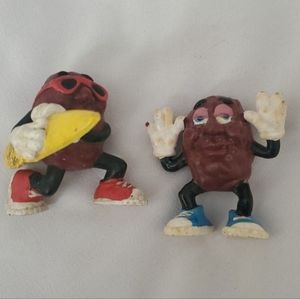 Vintage Hardee's California Raisins set of 2